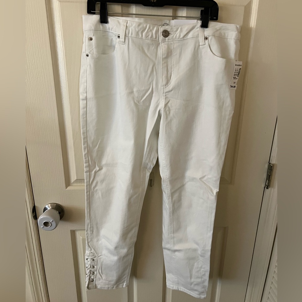 Dressbarn Women's Cropped Ankle Jeans